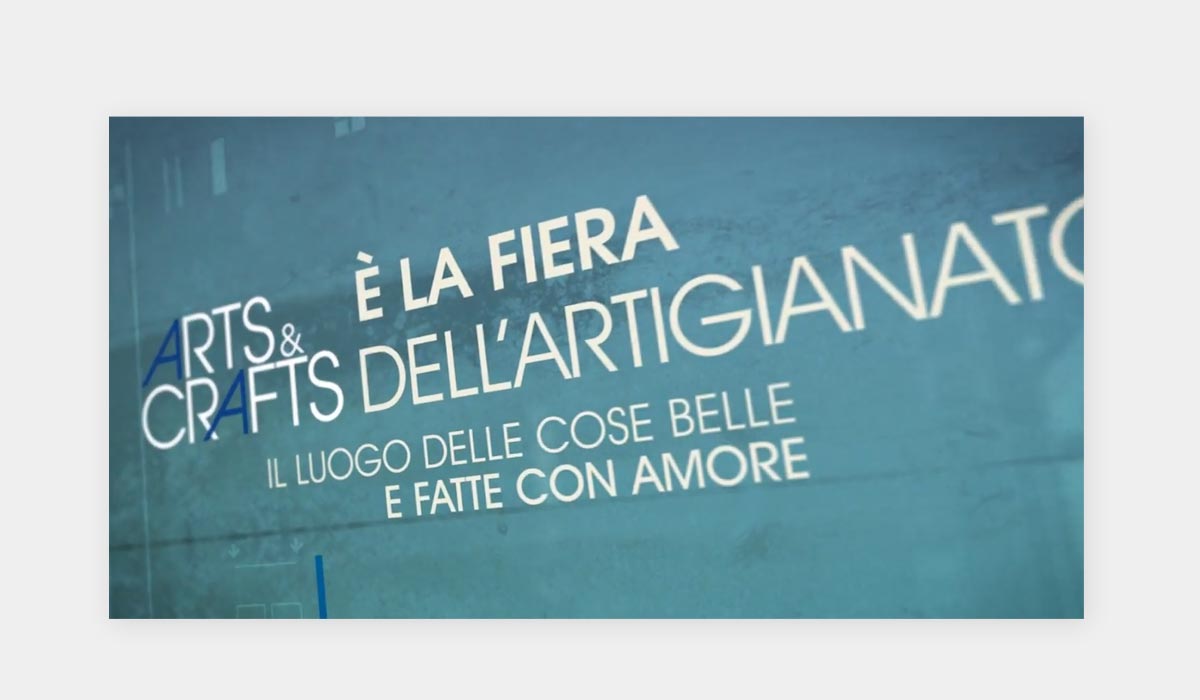 ARTS&CRAFTS, la Fiera dell'artigianato a Pistoia.