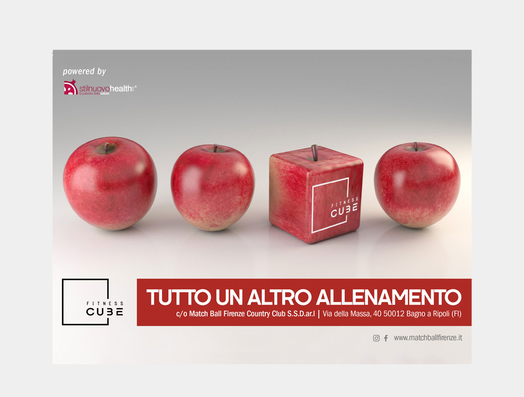 Campagna ADV abbonamenti Fitness CUBE