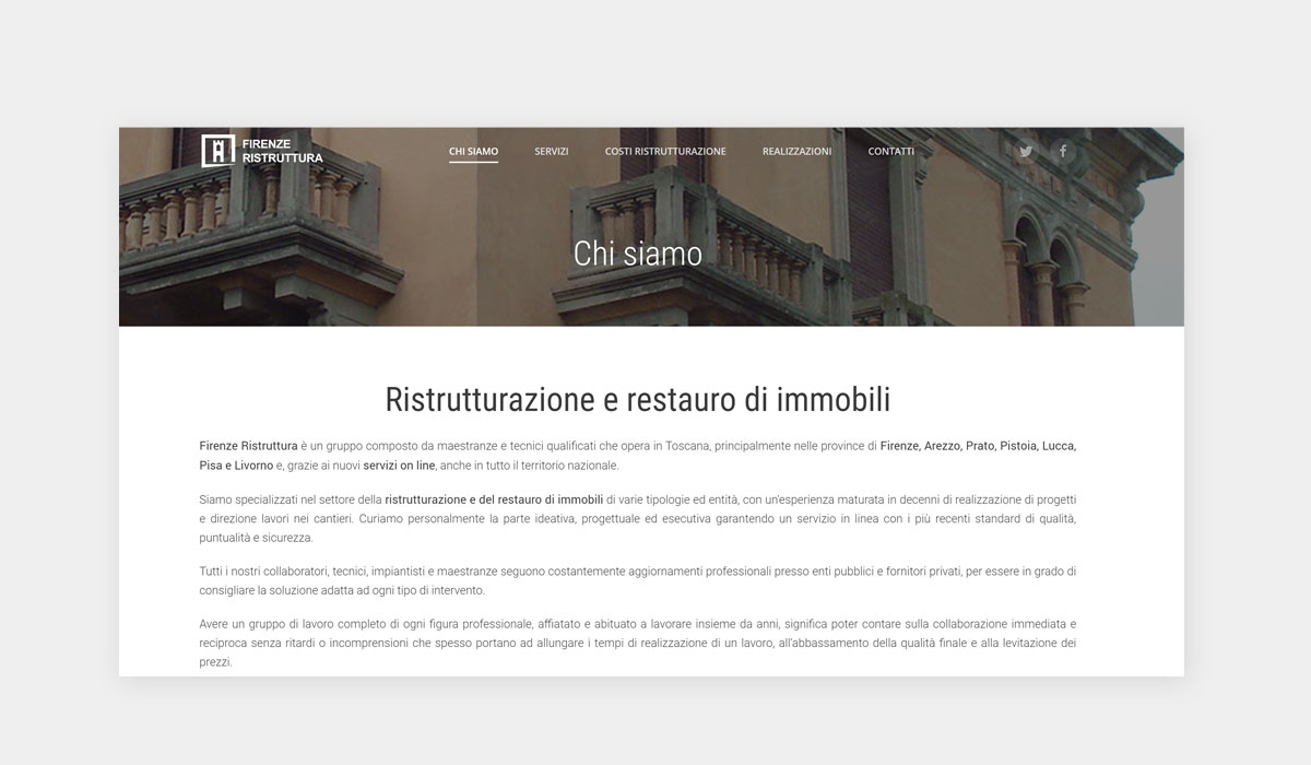Website Firenze Ristruttura
