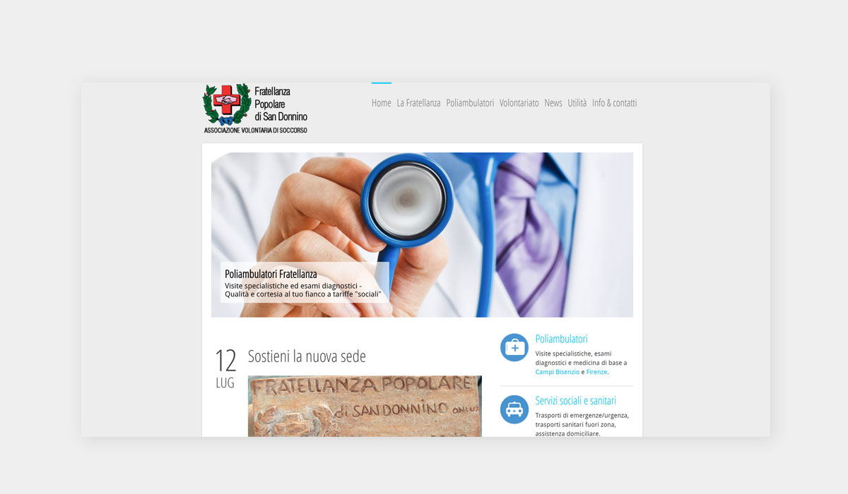 Sitoweb Fratellanza Popolare San Donnino