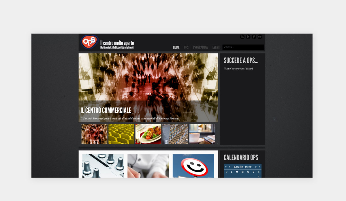 Sitoweb OPS - Il centro molto aperto
