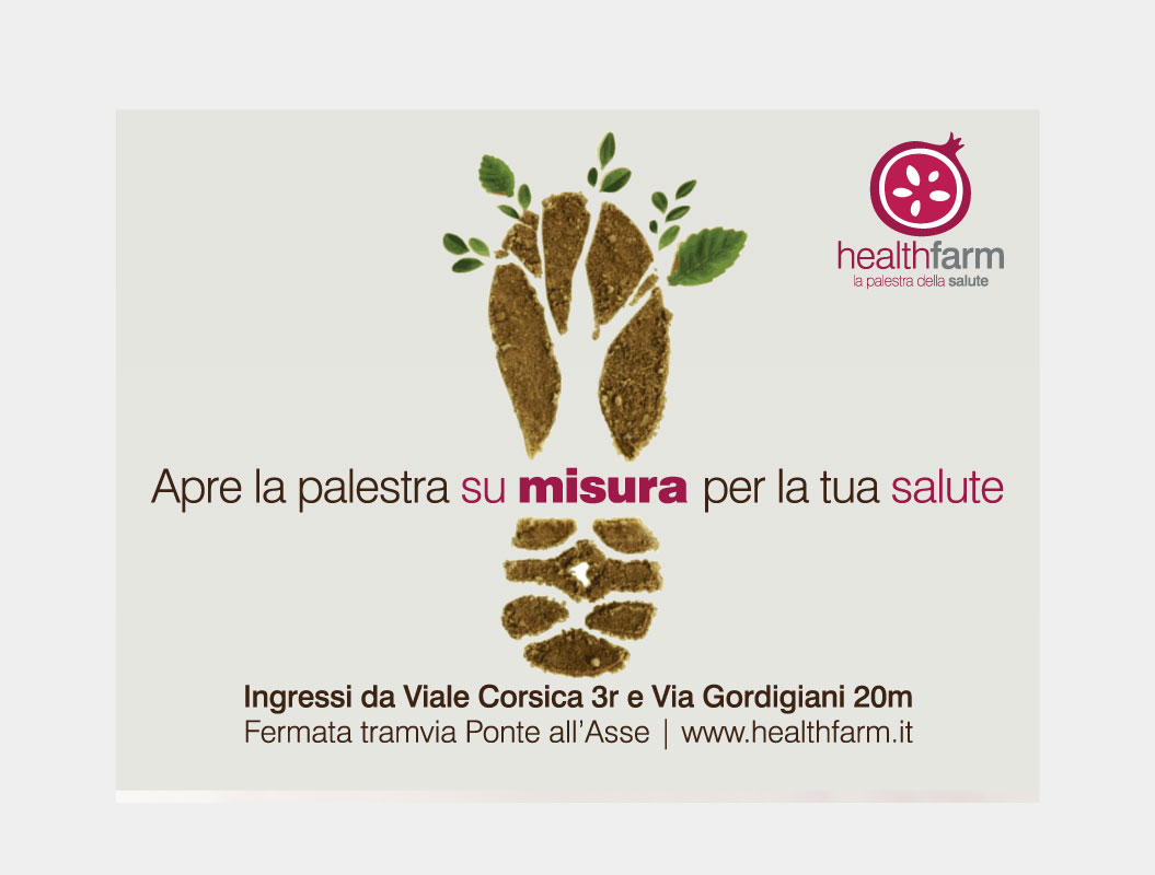 Campagna ADV nuova palestra Healthfarm