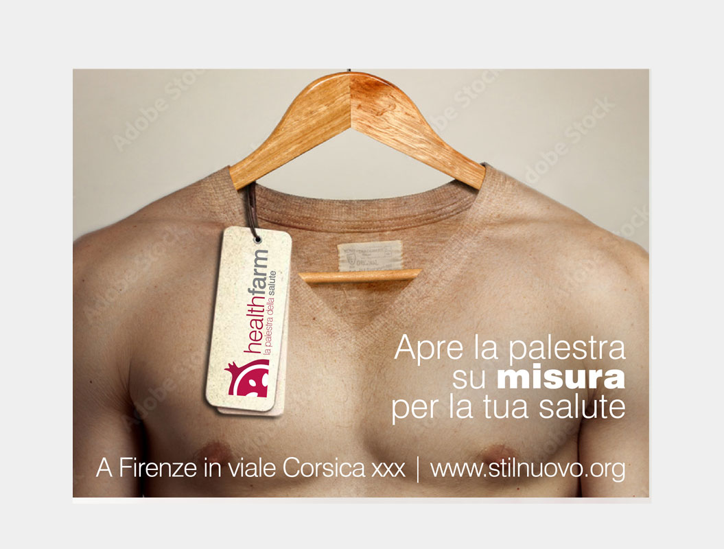 Campagna ADV nuova palestra Healthfarm