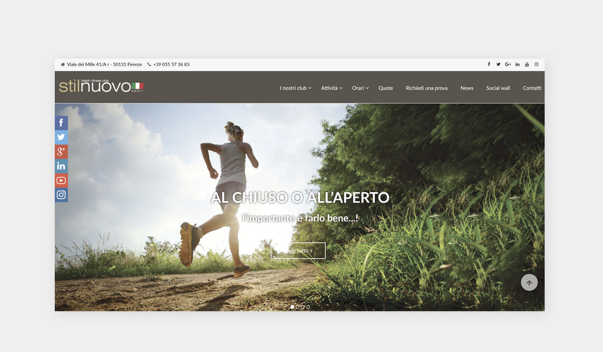 Sitoweb Stilnuovo Health Fitness Club